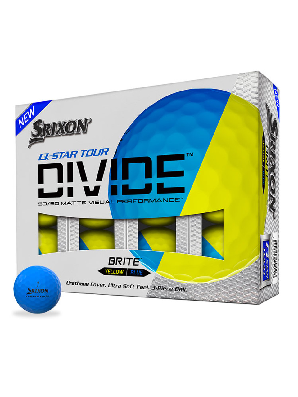 Srixon Q-Star Tour Divide Golf Balls - 1 Dozen - Mens | GolfBox